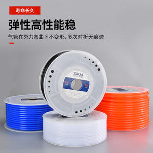 Manguera de Compresor de Aire de Poliuretano (PE) Blanca de Alta Presión Industrial, Neumática, 8*5/6*4/10*6.5/12*8 para Medios Gaseosos - Product Image 2