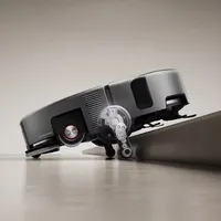 Robot de nettoyage de sol Mijia 6 Max, machine tout-en-un pour le lavage, le balayage et l'auto-nettoyage avec une pression de 35000 Pa, en plastique, 1600W