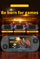 Console de jeu portable rétro SF3000HD, écran IPS de 4,5 pouces, 800x480, 20000 jeux intégrés, Linux, 3000mAh, cadeau de Noël pour garçons