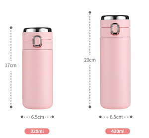 Abastecido 350ML/500ML Crianças Garrafa De Água Térmica com Luz LED <span class=keywords><strong>Mini</strong></span> Design para Bebê Grande Capacidade Camping Tampas Acessório Incluído - Product Image 2