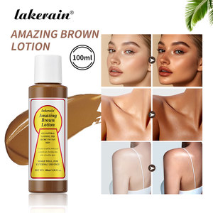 Crema Corporal Hidratante Orgánica al por Mayor, Bronceador de Piel Medio a Oscuro para Cuerpo y Rostro, <span class=keywords><strong>Autobronceador</strong></span> para Exteriores y Solárium, Loción Bronceadora Increíble - Product Image 1