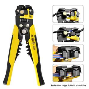 Alicates Pelacables Industriales <span class=keywords><strong>de</strong></span> Alta Resistencia 10-24AWG, Pelacables/Cortador/Crimpador Automático con Cuchillas <span class=keywords><strong>de</strong></span> Acero Endurecido y Plástico - Product Image 2
