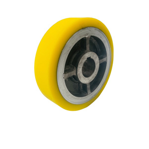 Hiệu suất cao tùy chỉnh <span class=keywords><strong>Polyurethane</strong></span> ổ bánh xe con lăn cao su - Product Image 2