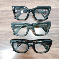 Montura de Gafas Graduadas Unisex de Acetato Grueso, con Bisagras de Resorte y Resistentes a Arañazos, Bajo MOQ, Suministro Directo de Fabricante