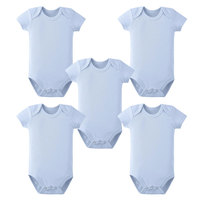 Pyjama barboteuse bébé d'été mignon, vente en gros d'usine, faible MOQ, imprimé numérique, motif floral, tricoté 100% coton, col enveloppe