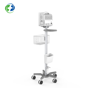 의료 유틸리티 카트 트롤리 의료 모니터 카트 필수 징후 모니터 바구니 휴대용 트롤리 - Product Image 4