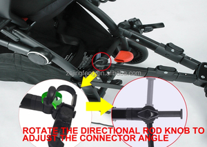 Passeggino 2-in-1 con Telaio in Lega di Alluminio Durevole, Sedile Rimovibile, Pedana Regolabile per Stare in Piedi, Accessorio per Passeggino - Product Image 6