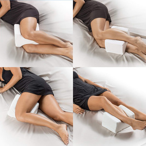 Xương Wedge hình dạng Bộ nhớ bọt chân gối gối đầu gối chỉnh hình chân đầu gối Clip gối hỗ trợ cho ngủ nghỉ ngơi - Product Image 5