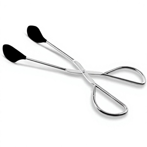 Tong ซิลิโคนสแตนเลส,ที่ตักอาหารสแตนเลสทำอาหารในครัวขายส่งอาหาร - Product Image 1