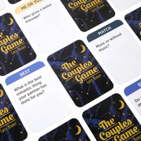 Jeux de cartes personnalisés pour couples, soirée amusante pour 2+ joueurs, cartes de réflexion créative, instructions incluses