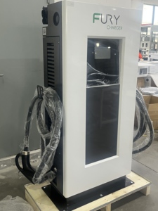 Estación de Carga para Vehículos Eléctricos de Corriente Continua de 40kw 60kW 80kW, de Doble Conector, Montada en el Suelo, con Protección IP54, para Vehículos Eléctricos de Uso Pesado - Product Image 4