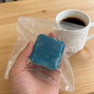 Giocattolo Antistress Trasparente <span class=keywords><strong>a</strong></span> Forma di Cubetto di Ghiaccio Blu, Morbido e Fresco, in TPR, Decorazione da Scrivania, per Tutte <span class=keywords><strong>le</strong></span> Età - Product Image 1