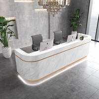 Bureau de réception peinture à décor personnalisé, livraison gratuite, réception de décor, bureau de pâtisserie, salon de beauté, incurvé
