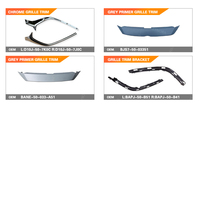 Bandes de calandre chromées pour pare-chocs de voiture pour Mazda Série 2 3 6 Axela Atenza CX-5 CX5 Saloon Hatchback 2009 à 2024 Plating Grille Trim