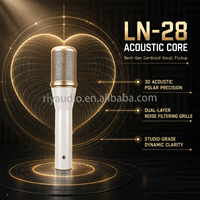 Microphone dynamique filaire professionnel LN-28, cardioïde, pour chorale d'église, discours, scène, renforcement sonore