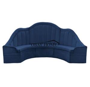 Ensemble de canapés à dossier haut en forme de demi-lune pour réception restaurant Crown - Product Image 1