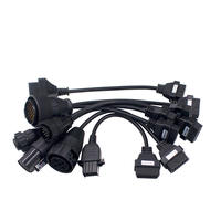 OBD-Adapter Komplettset 8 Stück Auto/LKW-Kabel Kompatibel mit Ds150 Autokabel OBDII OBD 2 Diagnosewerkzeug Verbindungsscanner