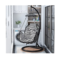 Fauteuil suspendu de qualité supérieure - Balançoire de loisirs pour jardin, terrasse et chambre à coucher