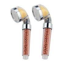 Vente chaude arôme vitamine C soins de la peau haute pression ion négatif pierre filtre pommeau de douche à main salle de bain robinet accessoires
