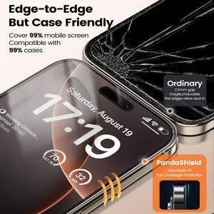 Protection d'écran incassable pour téléphones mobiles Samsung et iPhone 17, 16, 14, 15, 13, 12, 11, 10, XR, Pro Max – Verre trempé HD 9H <span class=keywords><strong>6D</strong></span> 2.5D - Product Image 3