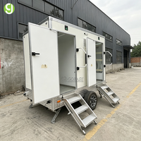 Cabine de toilettes mobiles Goeasy VIP, pratique, portable, toilettes de luxe en plein air, remorque mobile