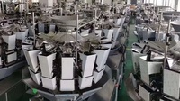 Automatische salade multihead weegschaal microgroenten groenteverpakkingsmachine voor het vullen van clamshell dozen