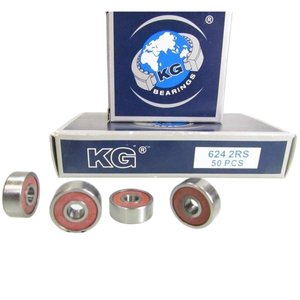 Roulement à billes à gorge profonde 624-2RS W624-<span class=keywords><strong>2RS1</strong></span> Roulement de haute qualité 624EE 624DD <span class=keywords><strong>625</strong></span> 626 627 628 629 6200 Taille 4x13x5mm - Product Image 1