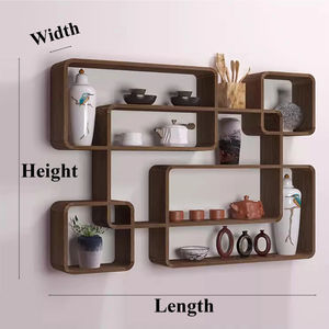 Étagères flottantes en <span class=keywords><strong>bois</strong></span> massif de haute qualité sur support mural décoration étagère murale de cheminée flottante - Product Image 4