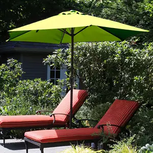 Ualicon guarda-chuva de 2m aço, guarda-sol externo para pátio, praia e jardim