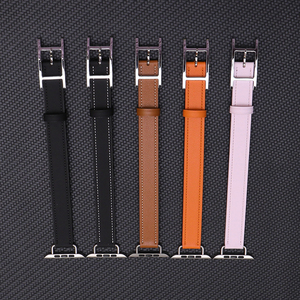 Per <span class=keywords><strong>apple</strong></span> <span class=keywords><strong>Watch</strong></span> <span class=keywords><strong>ultra</strong></span> 2 Band 49mm in vera <span class=keywords><strong>pelle</strong></span> di lusso doppio orologio Tour <span class=keywords><strong>cinturino</strong></span> per Hermes H fibbia bracciale in <span class=keywords><strong>pelle</strong></span> - Product Image 5