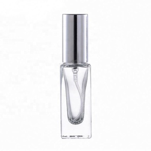 Wholesale Perfume Glass <b>Bottle</b> Atomizer Custom 5ml Clear Square Fine <b>Mist</b> Spray Perfume <b>Bottle</b> With Screw Cap - Product Image 4