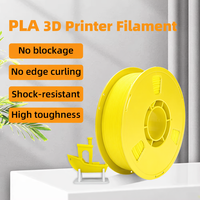 Filament PLA Jaune 1KG 1,75 mm pour Impression 3D et Moulage – Haute Qualité, Anti-Emmêlement, Adhérence Forte, Performance de Projection +/- 0,02 mm