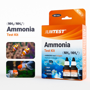 Kit de prueba de agua para acuario, plástico rectangular, respetuoso con el medio ambiente para pruebas de agua dulce y salada, amoníaco <span class=keywords><strong>Nh3</strong></span>/<span class=keywords><strong>NH4</strong></span> para peceras al aire libre - Product Image 3