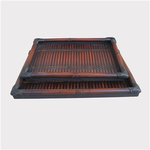 Bandeja Artesanal de Bambú Ecológica Clásica con Patrón Decorativo para Uso en el Hogar, Hotel o Restaurante, Hecha en Vietnam - Product Image 4