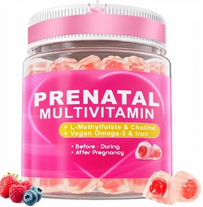 孕妇多种维生素片 L-甲基叶酸 Omega-3（DHA+EPA）铁剂，适合哺乳期女性，孕前、孕期和产后服用 - Product Image 1