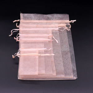 Customizable Jewelry <b>Organza</b> Pouch 9x12 5x7 4x6 26x3 Printed <b>Large</b> Drawstring <b>Organza</b> <b>Bag</b> with Custom Print - Product Image 3