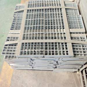 Grille en acier galvanisé à chaud, acier inoxydable, acier au carbone, qualité industrielle robuste, 32x5mm, antidérapante, pour usine - Product Image 6