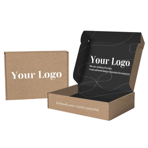 Cajas de Cartón Corrugado Biodegradables para Envíos, Impresión Flexográfica Personalizada para Comercio Electrónico, Embalaje Ecológico, Cajas de Envío de Kraft - Product Image 1