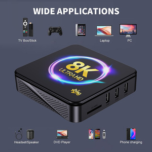 กล่องทีวี <span class=keywords><strong>Android</strong></span> 14.2 รุ่นใหม่ปี 2026 ชิปประมวลผล Allwinner สี่คอร์ แรม 4GB รองรับ WiFi 6 แบบดูอัลแบนด์ สมาร์ท 4K จัดส่งฟรี รุ่น HD18 สีดำ รองรับ <span class=keywords><strong>APK</strong></span> - Product Image 2