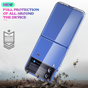 Nuova Cover Trasparente Pieghevole Antiurto in PC TPU per Samsung Galaxy <span class=keywords><strong>Z</strong></span> Flip 6, Flip 7, Flip 8 - Custodia Cristallina - Product Image 4