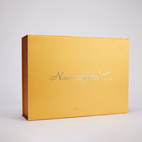 Boîte en carton rigide pliable de luxe avec logo personnalisé, en carton recyclable, magnétique, pour cadeaux