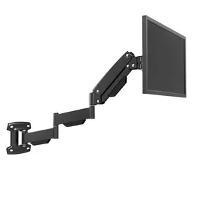 17-27 "Long Gas Spring Lengan Monitor Pemegang Penuh Gerakan Tugas Berat LCD TV Mount