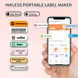 Aiyin Bán Chạy 15Mm Mini Nhãn Nhiệt Sticker Máy In Xách Tay Bluetooth Cho Điện Thoại Di Động Trẻ Em Của Quà Tặng Túi Thân Thiện Với Nhiệt - Product Image 3