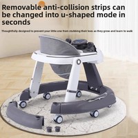 Trotteur multifonction portable pour bébé, jouet évolutif pour enfants, prévient les jambes en O, trotteur musical avec roues – Meilleure vente