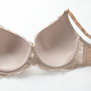 Soutien-gorge et culotte en dentelle <span class=keywords><strong>nude</strong></span> sexy de grande taille, nouveau style pour femmes - Product Image 5