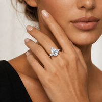Bague de luxe en moissanite pour femme, en argent sterling 925, certifiée GRA, étincelante, pour fiançailles et mariage