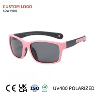 Lunettes de soleil polarisées antidérapantes à monture intégrale légères pour enfants 2026 – Protection UV, montures tendance pour bébés, peuvent être fixées