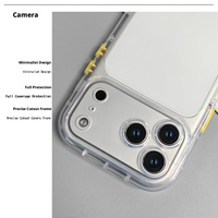 Coque antichoc personnalisable en TPU effet gel givré pour iPhone 17 Pro Max 16 15 14 13 12 11 – Vente chaude