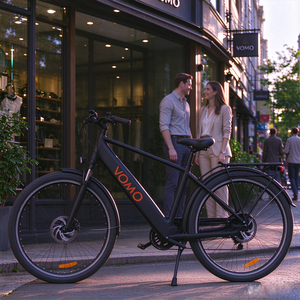 Bicicleta Eléctrica Urbana para Adultos CS30 con Motor sin Escobillas, Batería de Litio, Almacén en la UE, Bicicleta Cruiser con Cuadro de Carbono - Product Image 1