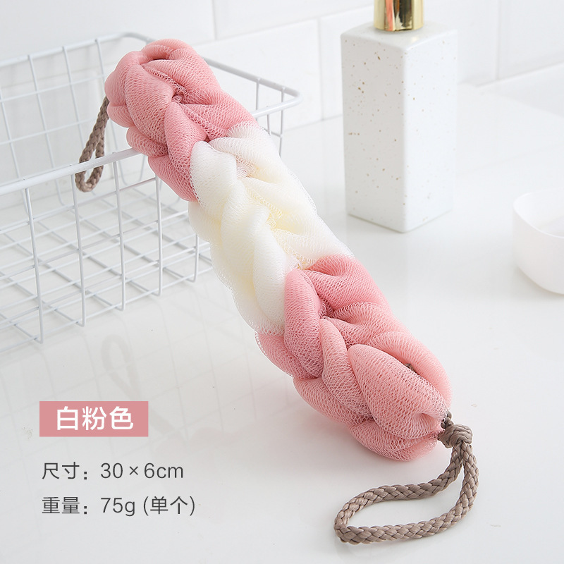 White/Pink: Bathing Strip, Soft to the Touch (Stretchable)